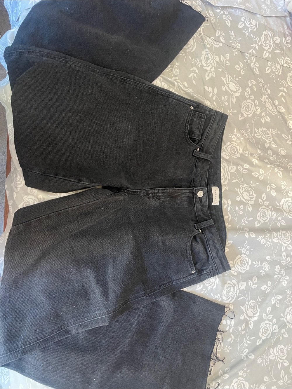 PacSun Black Low-Rise Straight-Leg Jeans